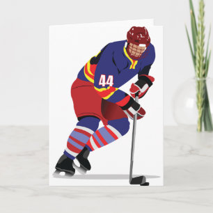 Tarjetas de felicitación de hockey sobre hielo