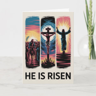 Tarjetas De Felicitación De Iglesia De Pascua De R