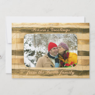 Tarjetas de felicitación de invierno personalizabl