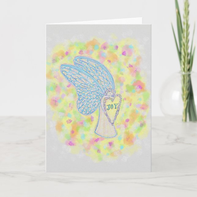 Tarjetas de felicitación de Joy Guardian Angel Per (Anverso)