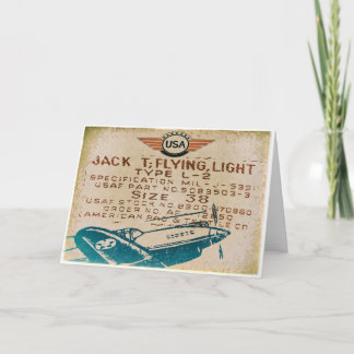 Tarjetas de felicitación de la aviación del