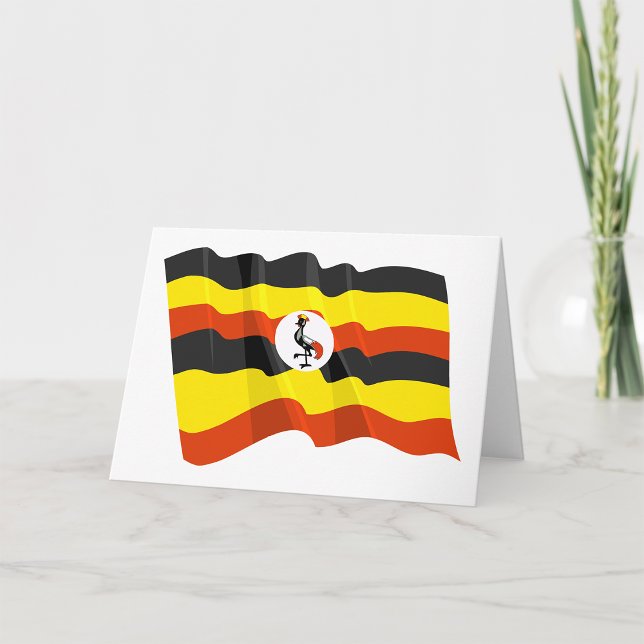 Tarjetas de felicitación de la bandera de Uganda (Subido por el creador)
