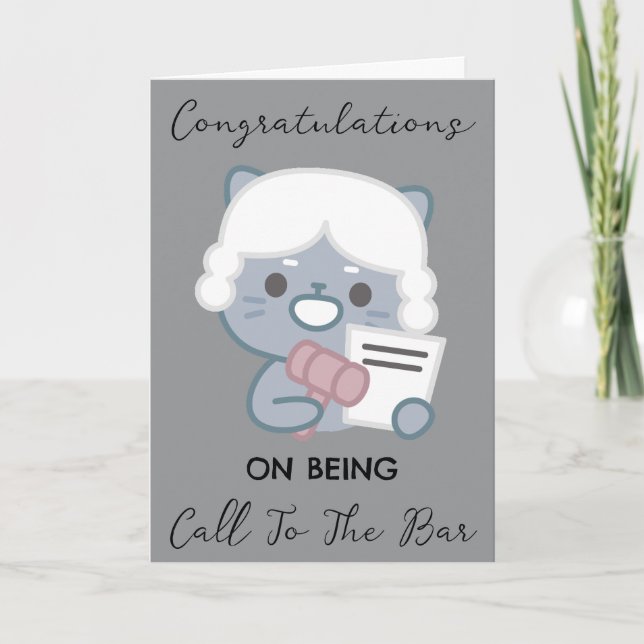 tarjetas de felicitación de la barra (Anverso)