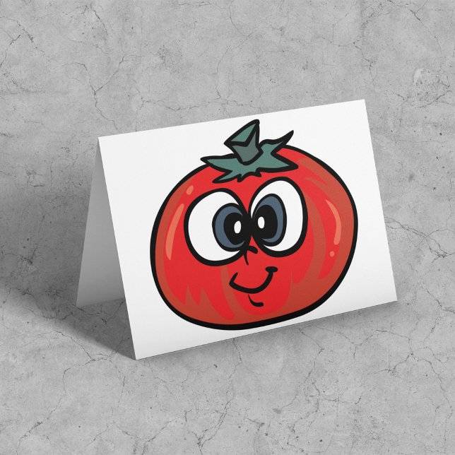 Tarjetas de felicitación de la cara del tomate (Subido por el creador)