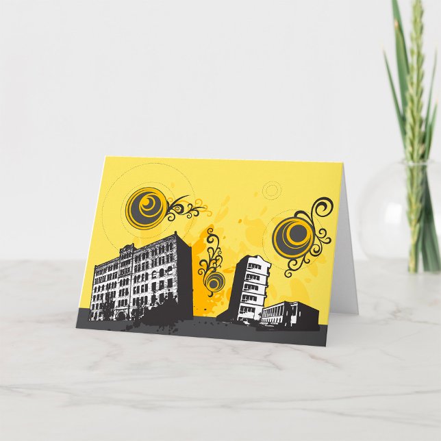 Tarjetas de felicitación de la escena urbana (Subido por el creador)