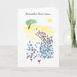 Tarjetas de felicitación de la memoria del cielo