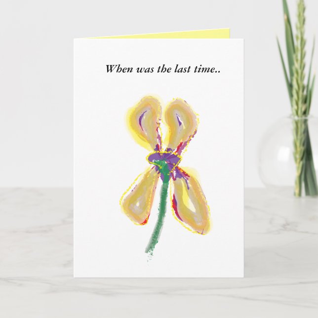 Tarjetas de felicitación de la memoria del cielo (Anverso)