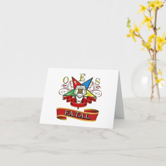 Tarjetas de felicitación de la Orden de las Estrel (flor amarilla)