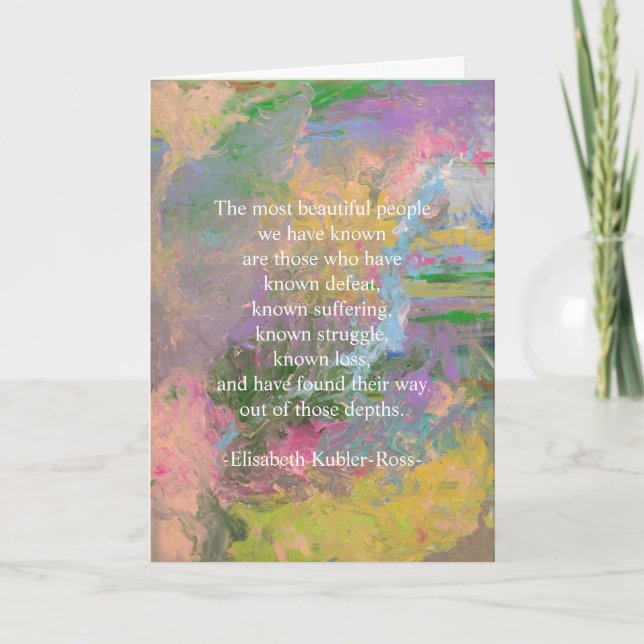 Tarjetas de felicitación de la salud mental de (Anverso)