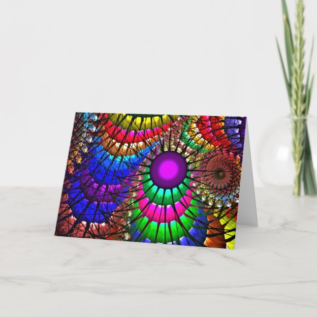 TARJETAS DE FELICITACIÓN DE LA SELVA DEL ARCO IRIS (Anverso)