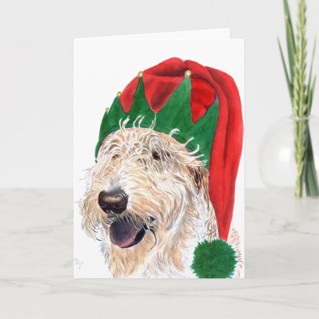 Tarjetas de felicitación de Labradoodle del (Anverso)