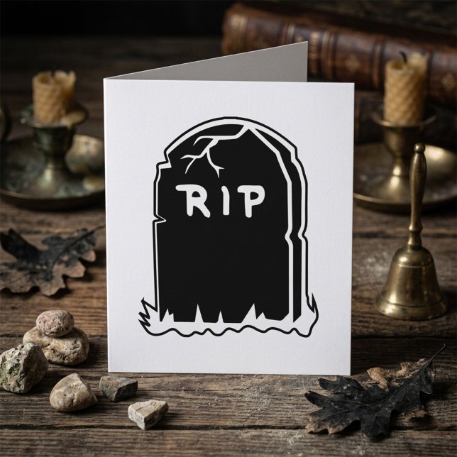 Tarjetas de felicitación de lápida RIP (Subido por el creador)