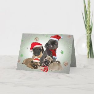 Tarjetas de felicitación de las patas de Santa del