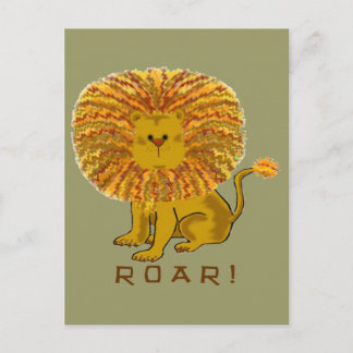 Tarjetas de felicitación de león
