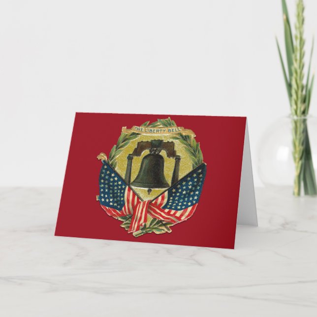 Tarjetas de felicitación de Liberty Bell del (Anverso)