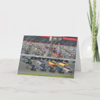 Tarjetas de felicitación de los stock car