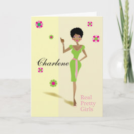 Tarjetas de felicitación de los verdaderos Chicas