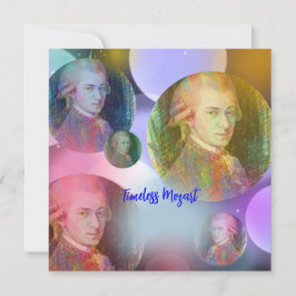 Tarjetas de felicitación de Mozart sin tiempo