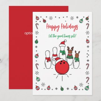 Tarjetas de Felicitación de Navidad de Bolos