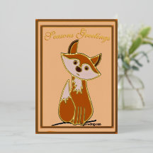 Tarjetas de Felicitación de Navidad de Hojas de Fi