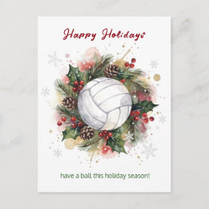 Tarjetas de Felicitación de Navidad de Voleibol