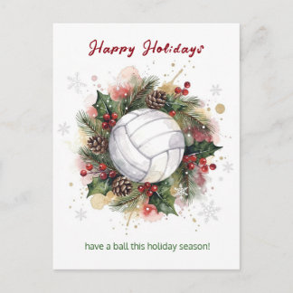 Tarjetas de Felicitación de Navidad de Voleibol