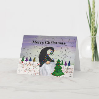 tarjetas de felicitación de Navidad Gnome