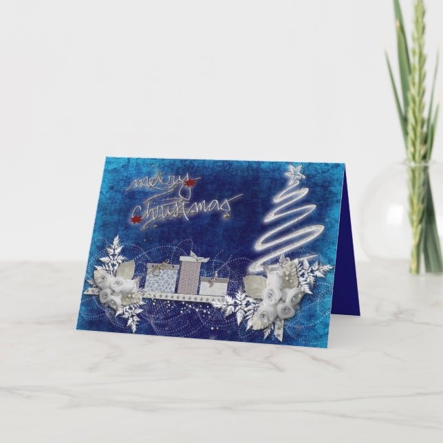 Tarjetas de Felicitación de Navidad Hermosas Perso (Anverso)