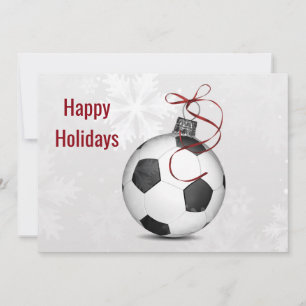 Tarjetas de Felicitación de Navidad para futbolist