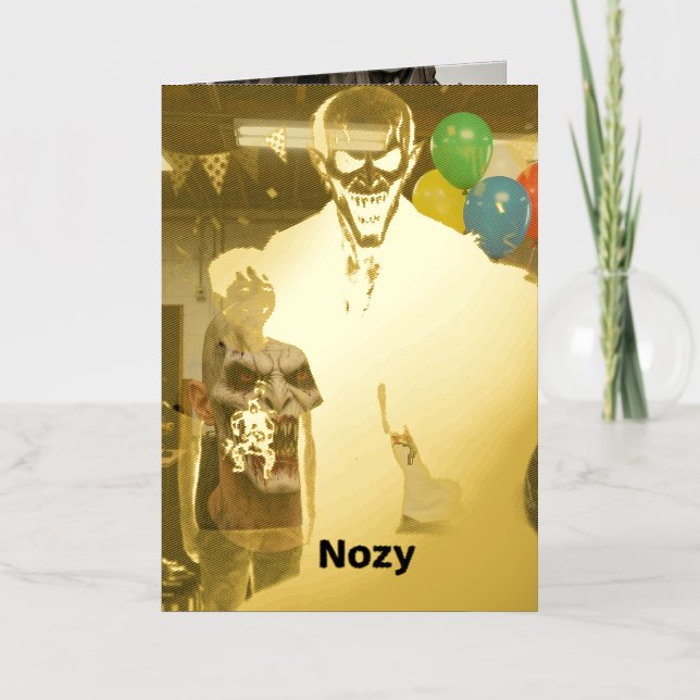 Tarjetas de felicitación de Nosey Citra (Anverso)