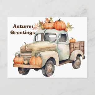 Tarjetas de felicitación de otoño personalizadas,