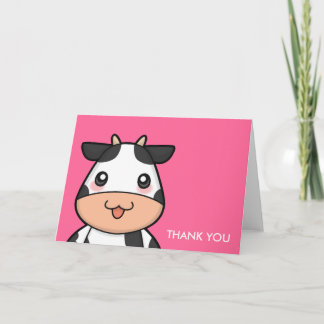 Tarjetas de felicitación de Personalizado de vaca 