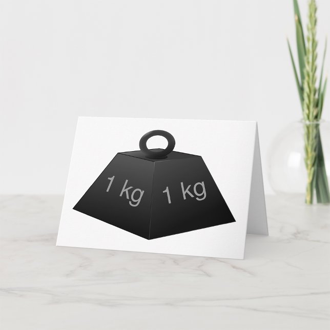 Tarjetas de felicitación de peso de 1KG (Subido por el creador)