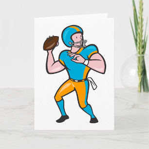 Tarjetas de felicitación de Quarterback