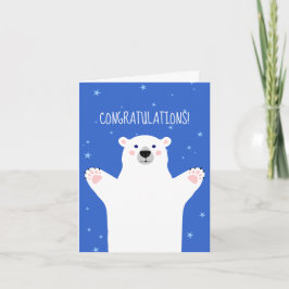 Tarjetas de felicitación de Recién nacido de oso p