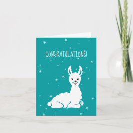 Tarjetas de felicitación de Recién nacido Llama