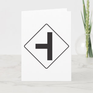 Tarjetas de felicitación de Rótulo de carretera de