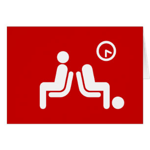 Tarjetas de felicitación de Rótulo de larga espera