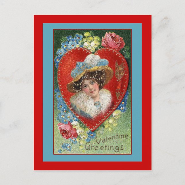 Tarjetas de felicitación de San Valentín de época (Anverso)