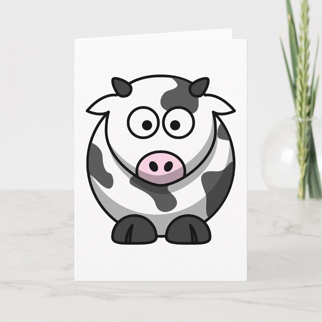 Tarjetas de felicitación de vaca personalizado (Subido por el creador)
