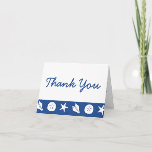 Tarjetas de felicitación de verano en azul