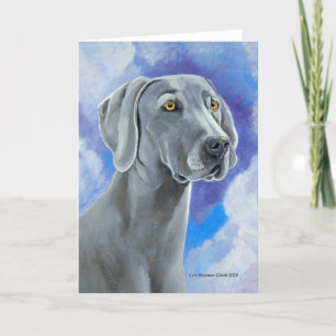 Tarjetas de felicitación de Weimaraner