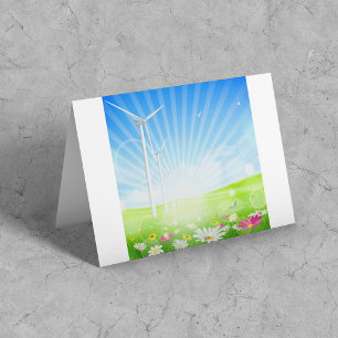 Tarjetas de felicitación de Wind Farm