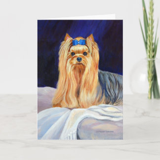 Tarjetas de felicitación de Yorkshire Terrier