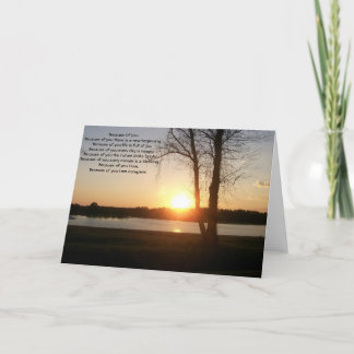 Tarjetas de felicitación debido a usted 20