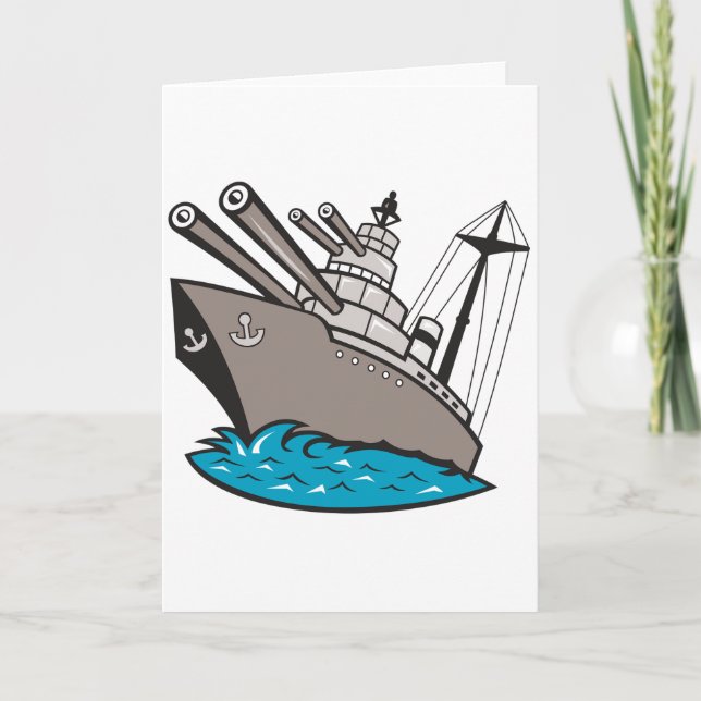 Tarjetas de felicitación del acorazado (Anverso)