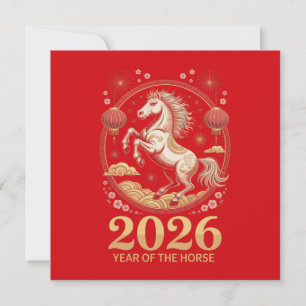 Tarjetas de felicitación del año del caballo de 20