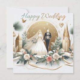 Tarjetas de felicitación del Boda