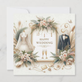 Tarjetas de felicitación del Boda