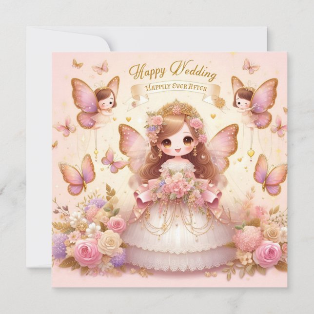 Tarjetas de felicitación del Boda (Anverso)